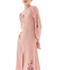 TOPSHOP Embroidered Dress